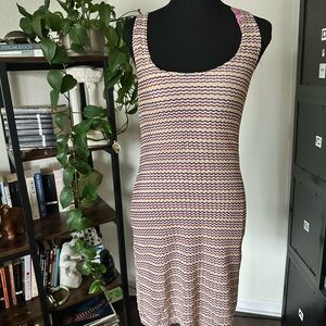 Sanctuary Multicolor Zigzag Midi Dress